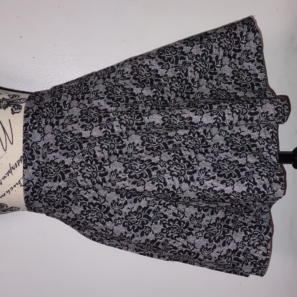 Sans Souci Women Mini Skirt Size L Printed 100% Cotton